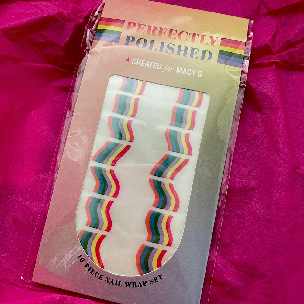 Perfectly Polished Rainbow Nail Strips